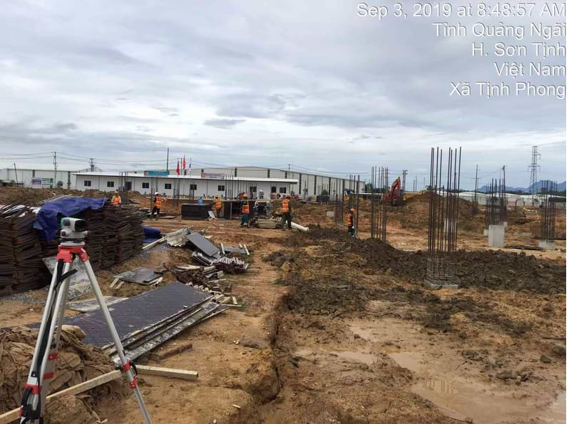 Update Construction Progress Of Mahang Project – Dung Quat On September 03, 2019