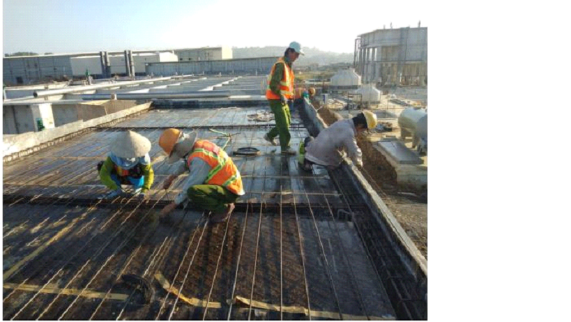 Update construction progress of Xindadong Textiles – Dung Quat on Dec 25, 2019