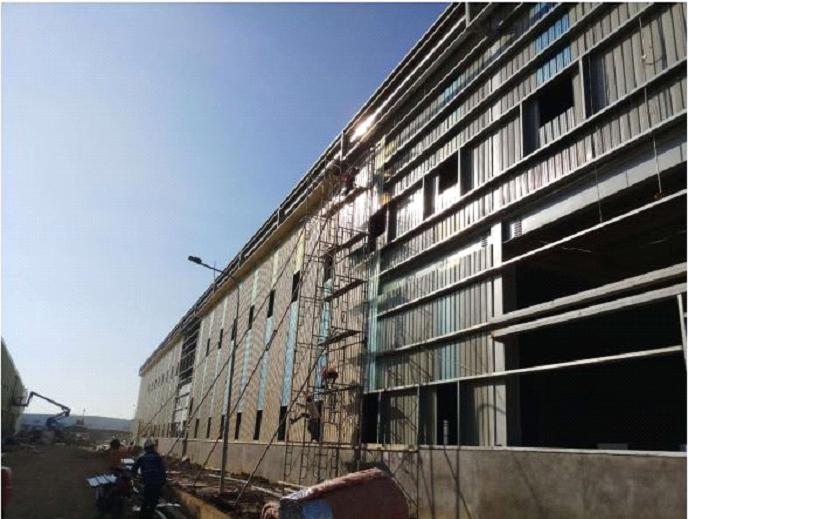 Update construction progress of Xindadong Textiles – Dung Quat on Dec 25, 2019