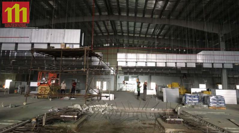 Cập nhật tiến độ công trình Xindadong Textiles – Dung Quất ngày 14/11/2019