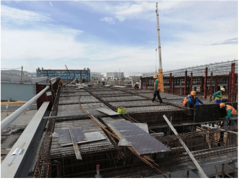 Cập nhật tiến độ công trình Xindadong Textiles – Dung Quất ngày 06/09/2019