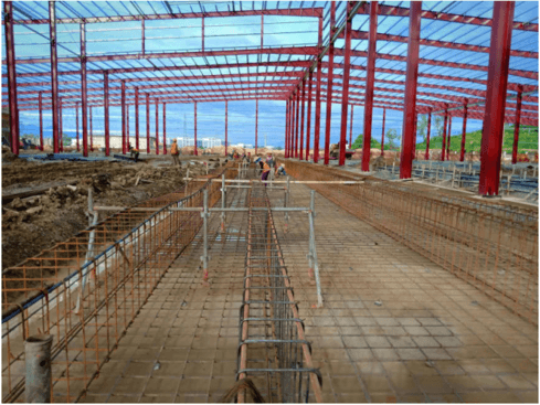 Cập nhật tiến độ công trình Xindadong Textiles – Dung Quất ngày 06/09/2019