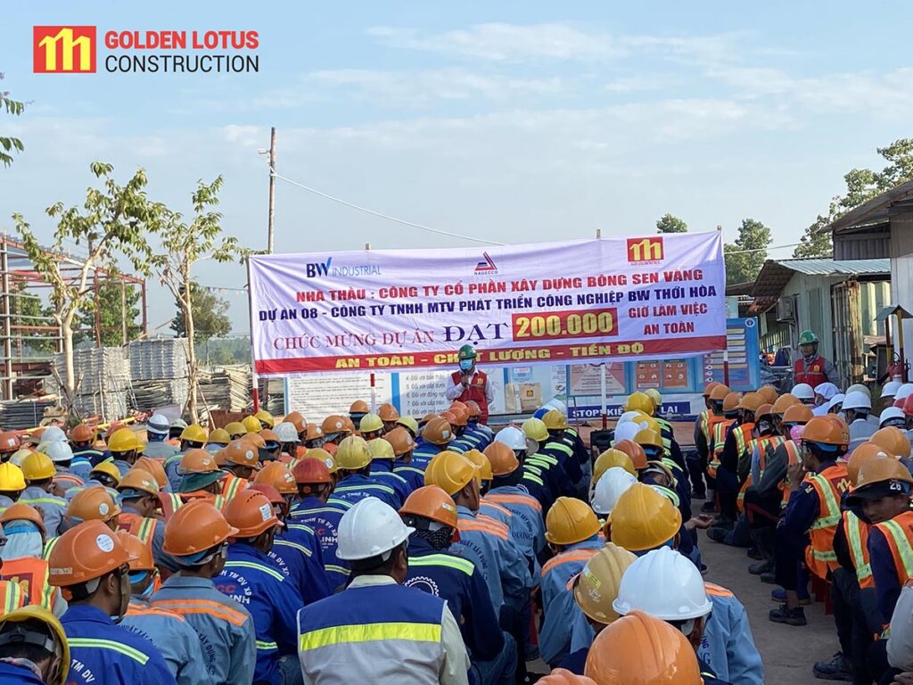 Dự án 08 BW Thới Hòa đạt 200.000 giờ làm việc an toàn