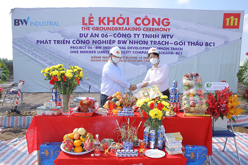 Golden Lotus khởi công dự án BW Nhơn Trạch
