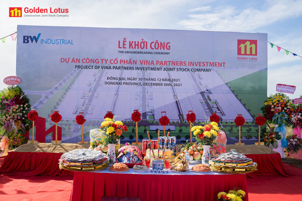 Golden Lotus khởi công dự án Vina Partners Investment tại KCN Dầu Giây