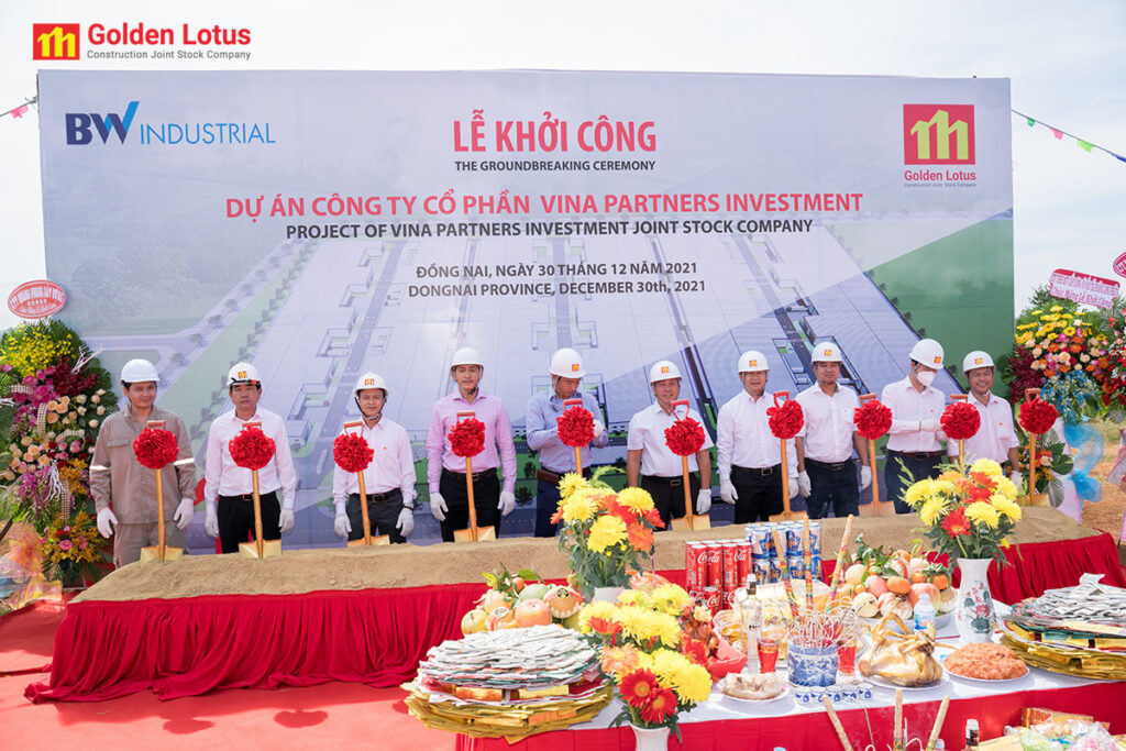 Golden Lotus khởi công dự án Vina Partners Investment tại KCN Dầu Giây