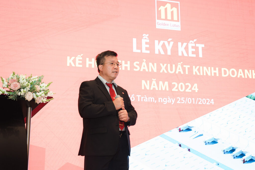 Ông Đỗ Thành Duy - CT HĐQT phát biểu tại lễ ký kết